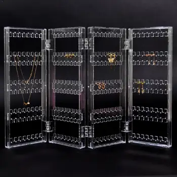 

Acrylic Jewelry Stand Hinge Folding Stud Earrings Screen Stand Rack 28.4*43 Acrylic Display Ear Display Studs Quality Cm Hi Y7R0