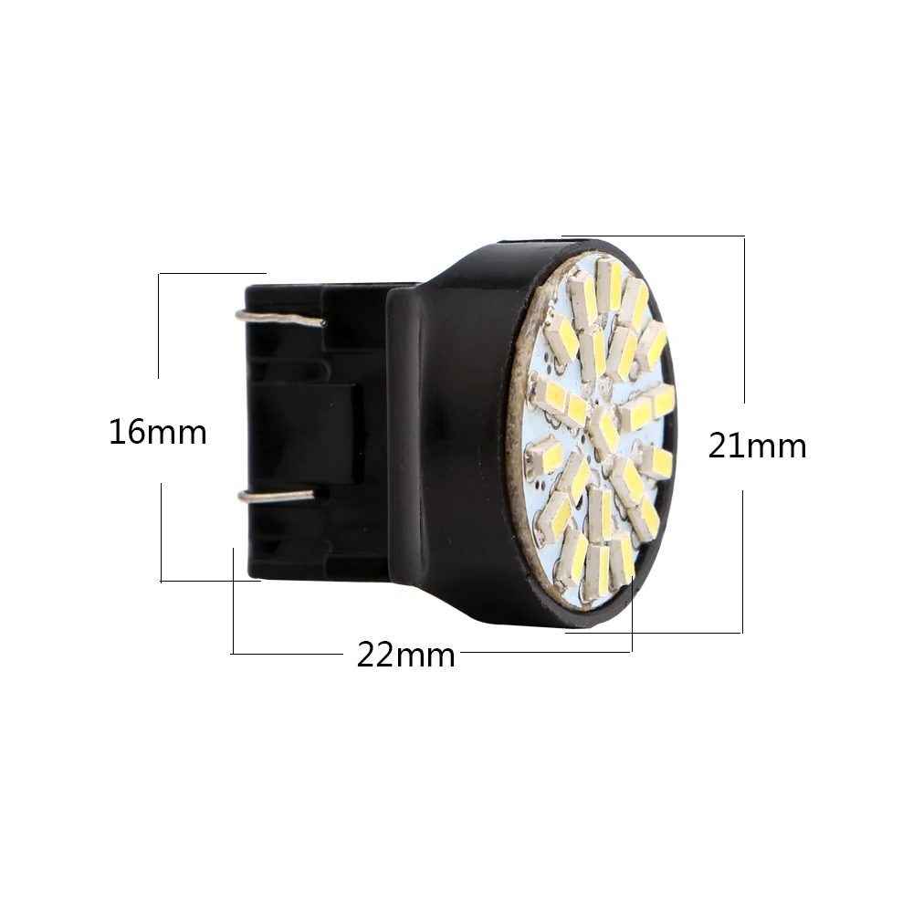 YM E-Bright 150 шт. T20 3020 W21W 7440 7440NA W21/5 Вт 7443 7444NA 22 светодиодный автомобиль поворотного тормоза светильник s светодиодный светильник лампы, работающего на постоянном токе 12 В в белый 176Lm
