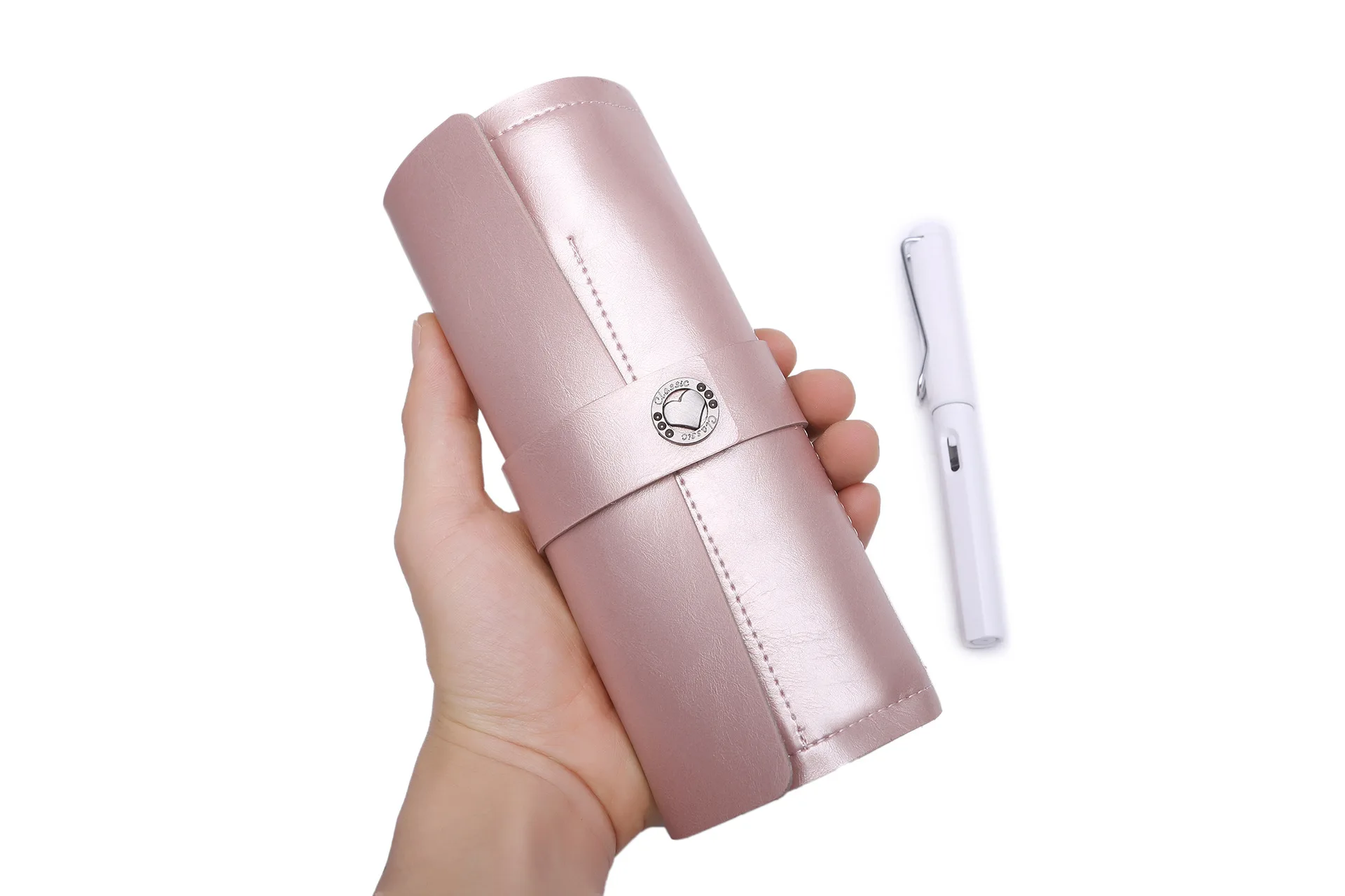 

Roller Blinds Pen Multi-Pack Pencil Case Storage Protective Case PU Leather Organizing Bag Factory Customizable Wholesale
