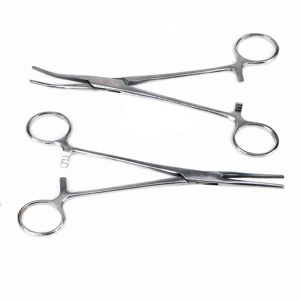 DIYWORK Pet Hair Clamp Epilation Tools Curved/Straight 14cm 16cm 18cm 20cm Fishing Locking Pliers Hemostatic Forceps Hand Tool 3