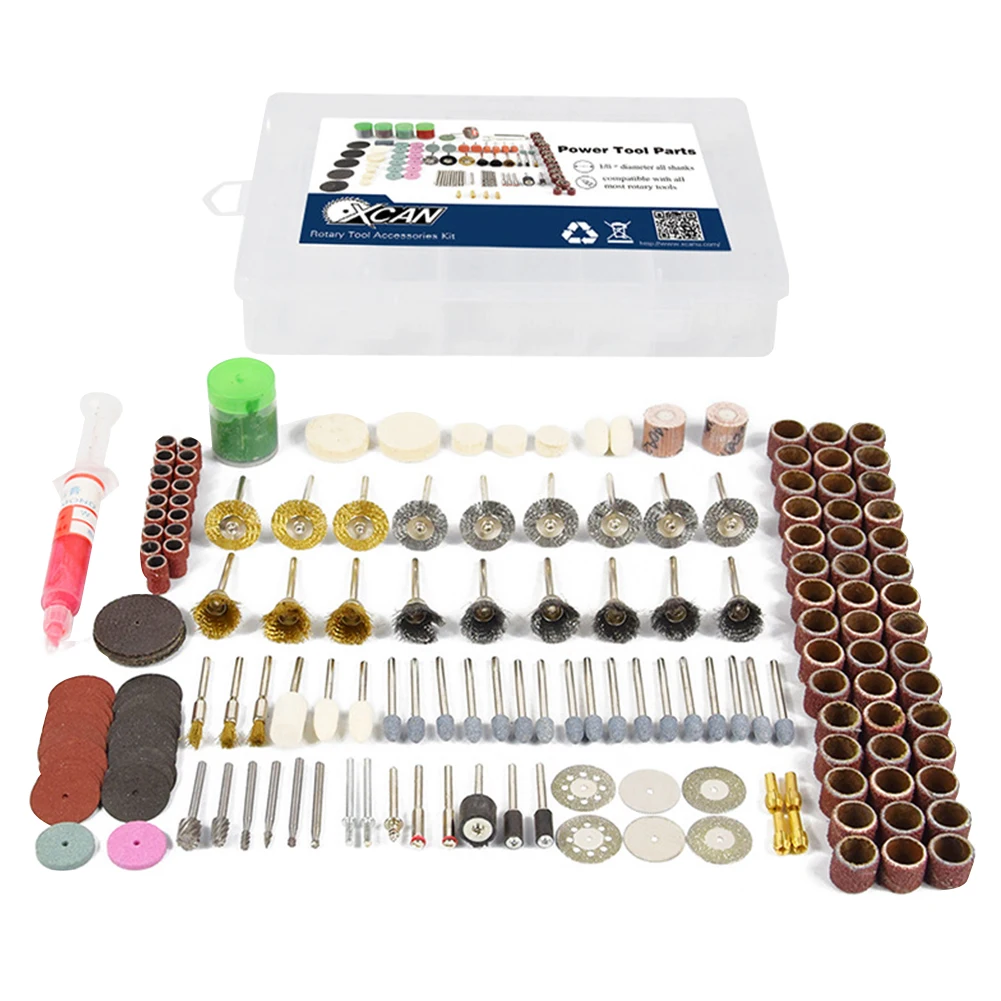 

218pcs Electric Grinding Shank Practical Abrasive Engraving Multifunction With Box Rotary Tool Set Polishing Cutting For Machine