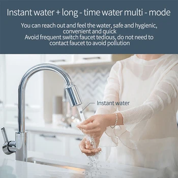 

Smart Sensor Faucet Mouth Touchless Faucet Spray Head Replacement for Kitchen Sink UND Sale