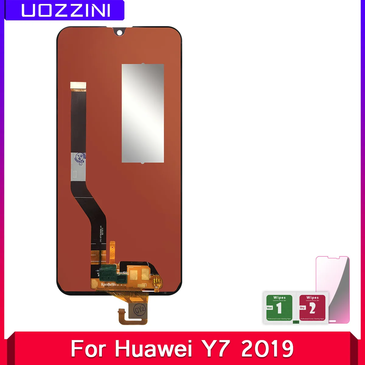 2 шт 100% протестированный ЖК-дисплей s для huawei Y7 2019 кодирующий преобразователь