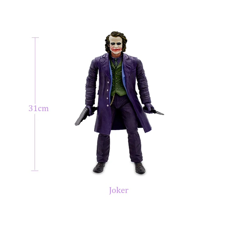 12 ''31 см NECA Джокер Бэтмен Brinquedos артикулярная подвижная фигурка Веном ПВХ Коллекционная модель игрушки детские подарки - Цвет: no box