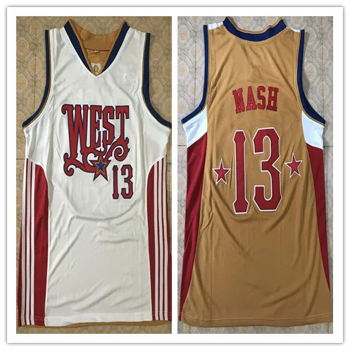 

high quality #13 Steve Nash 2008 west all star Throwback mens Basketball Jersey Embroidery Stitched any Number and name