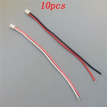 

10pcs 130 180 Brushed Motor Concection Cable 22AWG Silicone Line 2P Plug for DIY Model RC Boat Airplane Power Motor Connecting