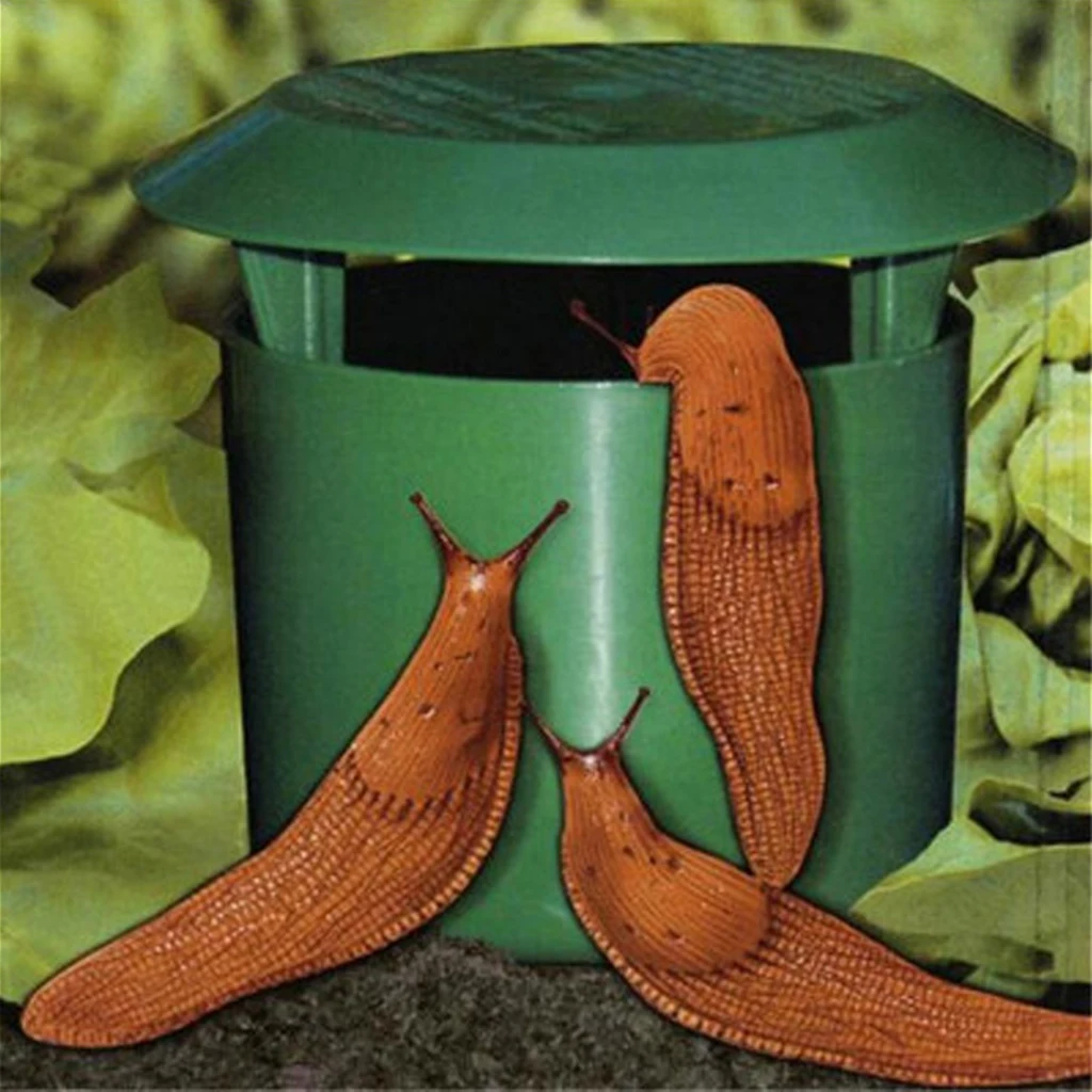 Snail Trap Eco-Friendly to Catch Slugs Snails Catcher (Green) Snail Cage House Pest Control Snail Gintrap