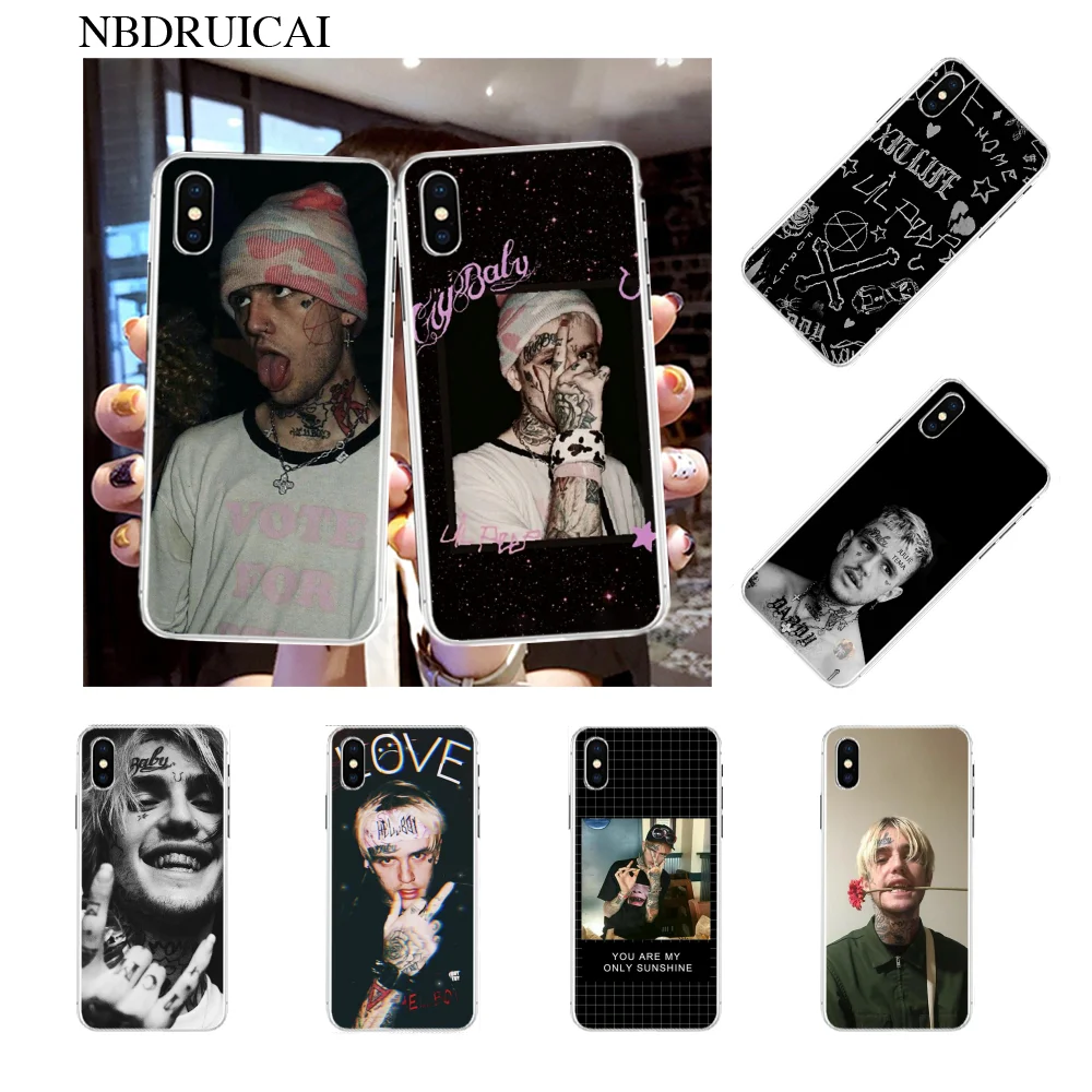 NBDRUICAI Rap singer Lil Peep Роскошный Уникальный Дизайн чехол для телефона iPhone 11 pro XS MAX 8 7 6 6S