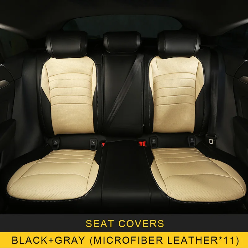 Black Gray X11 Чехол для сиденья автомобиля, передняя и задняя льняная подушка, дышащий защитный коврик, автомобильные аксессуары для Фольксваген артеон - Название цвета: Black Gray X11