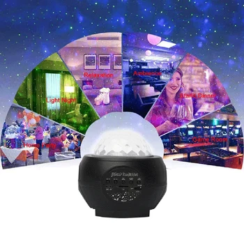 

1 Set Practical New Fashion Romantic Colorful Galaxy Starry Night Light Laser Projector Ocean Star Sky Party LED Lamp
