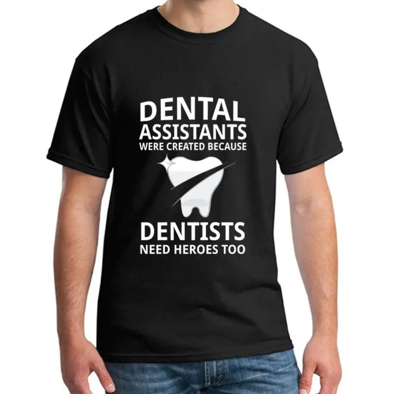 

Fitness Dental Assistant Dental Assistants Were Created t-shirt for men Famous awesome Leisure homme t-shirts Clothes HipHop