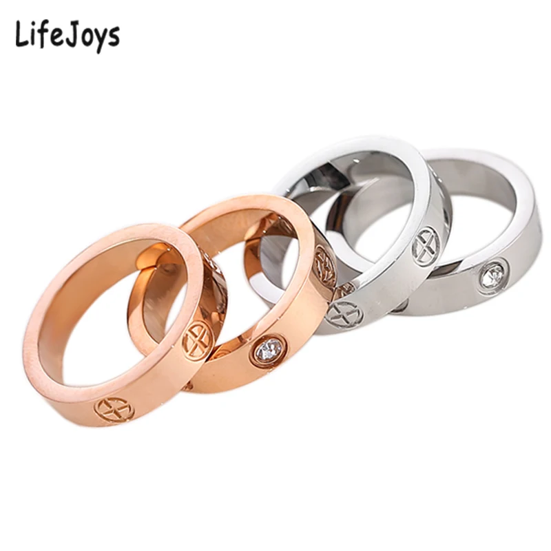 Screw Rings Phillips Nail Shape Women Jewelry Size 5 To 10