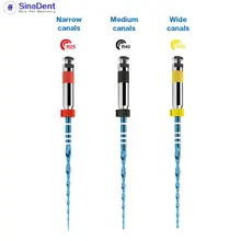 Dental Instruments One System Blue Endodontics files 25mm R25-50 for Root Canal Preparation Dental NITI File for Dentistry