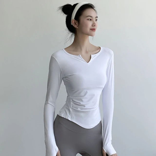 Sport Top Fitness Women Long Sleeve  Long Sleeve Shirt Gym Women Tight -  Sexy - Aliexpress