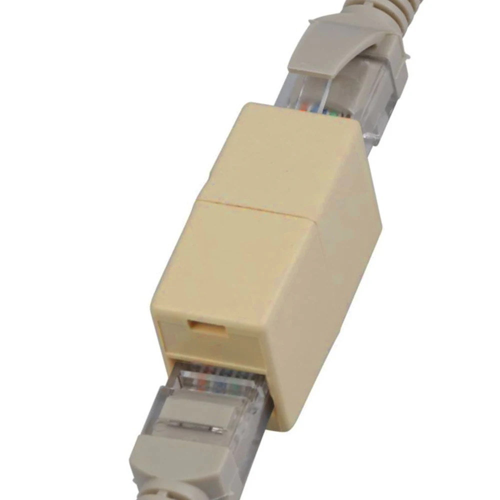 10 шт. RJ45 двойной Ethernet сети прямой головкой адаптер Lan кабель Joiner муфта CAT5 6 6A разъем Сетевой удлинитель Кабельный разъем