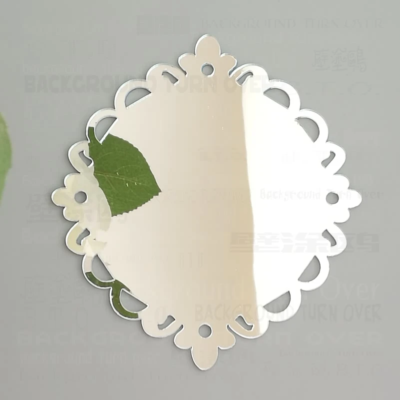 Зеркальные настенные зеркала для дома каваи декор макияжа круглые наклейки душа