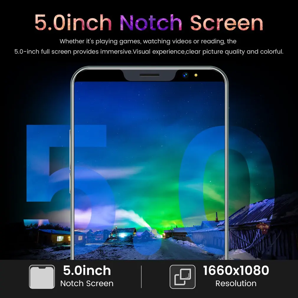 I13 5.0 Inch Large Screen Android Smartphone Dual