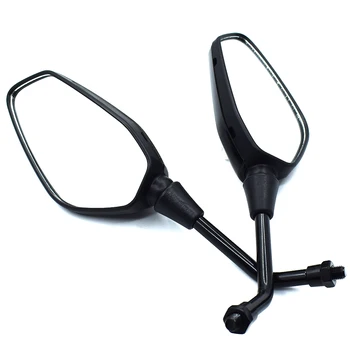 

10mm universal motorcycle accessories side mirror rearview mirror FOR Kawasaki ZZR600 ZX6R ZX636R ZX6RR ZX9R ZX10R Z1000 ZX12R
