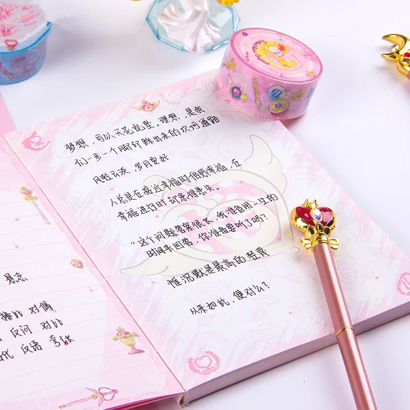 Сейлор Мун Косплей записная книжка карта Captor Sakura журнал книга печатная бумага