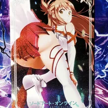 Меч искусство онлайн Yuuki Асуна DIY Красочные Игрушки Хобби Коллекционные игрушки коллекция аниме-открытки