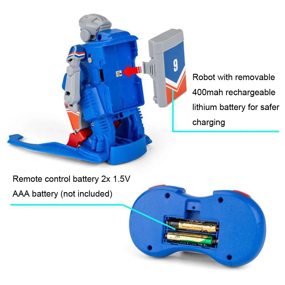 Горячая умный робот RC Мультфильм Играть Футбол роботизированное дистанционное управление игрушки Электрический футбольный Робот Игрушки для помещений для детей Подарки@ A