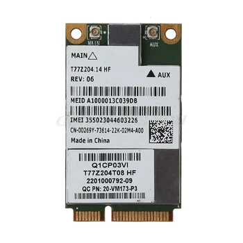 

PCI-E Wireless Adapter Card Module for Dell Latitude E6420 E5420 0269Y 00269Y DW5630 5630 for Gobi 3000 3G EVDO/WCDMA WWAN G77MT