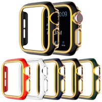 Multiple Colour PC Bumper for Apple Watch Cover Series 6 SE 5 4 3 Protector Case for iWatch 40mm 44mm 42mm 38mm Hard Shell