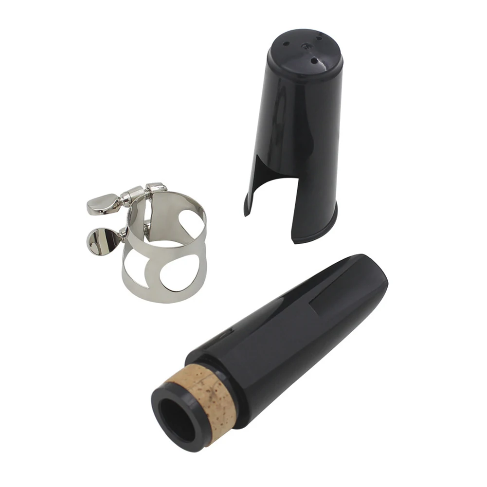 

Musical Instrument Professional Woodwind Accessories Plastic With Cap Clamp Fastener Clarinet Mouthpiece Direct Replacement