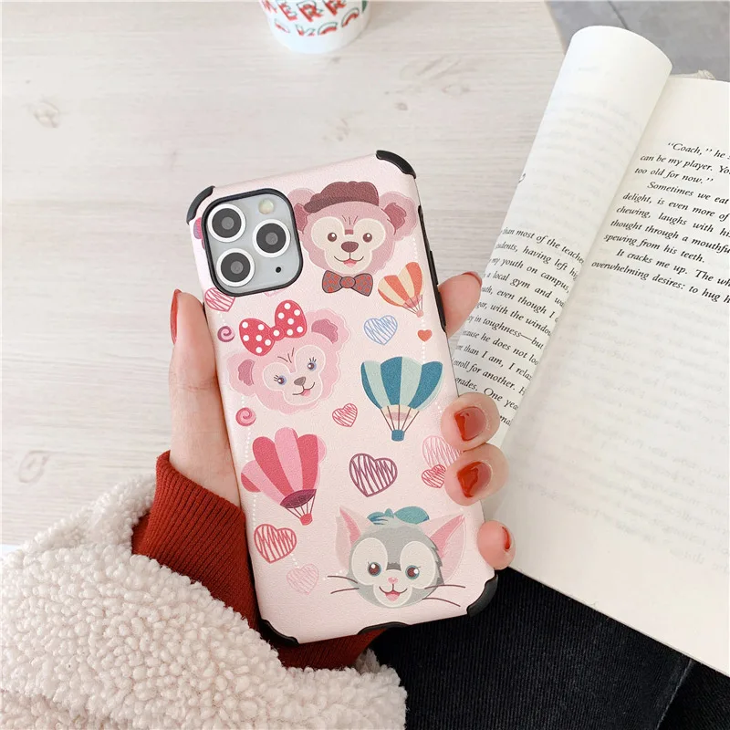 Чехлы для телефонов с шелковой текстурой для huawei P30 Lite mate 20 30 Pro Cute bear для Honor 8X9X9 10 20Pro 20i Y9 Nova 4 5 5i - Цвет: 1