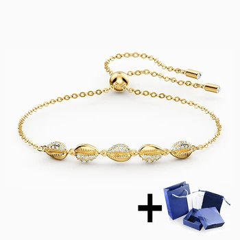 

High Quality Original SWA Bracelet with Original Engraving 5520655 SHELL COWRIE Ladies Bracelet Jewelry Gift Free Shipping