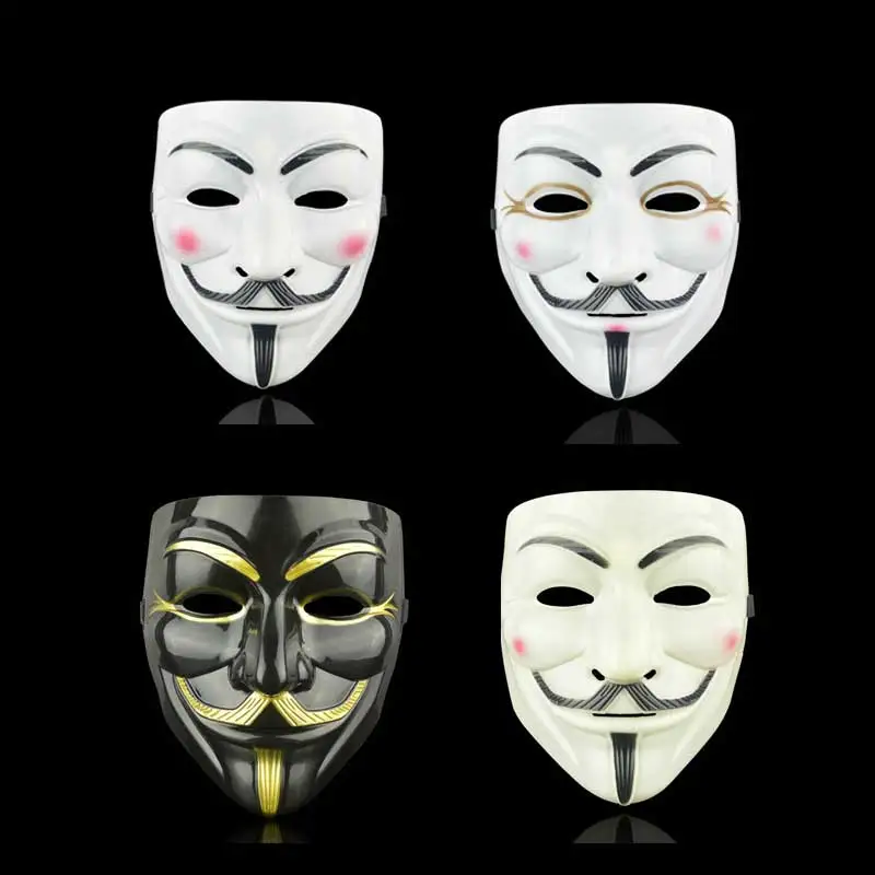 Страшные маски на Хеллоуин маскарадные вечерние маски V для Vendetta masked ball маска для косплея аксессуар для костюма для взрослых очистка страшная маска