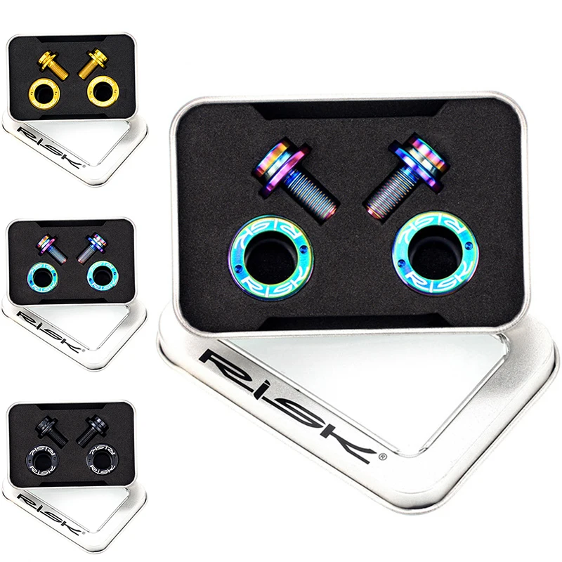 Aging Resistance Bicycle Square Hole Bottom Bracket Fixed Bolts MTB Bike Carefully crafted M8x15mm Crankset Screws
