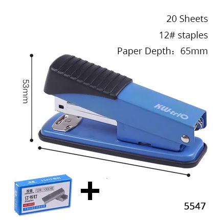 Школьный длинный степлер использует стандартные скобы мини-степлер Многофункциональный бумажный степлер офисный переплет канцелярские принадлежности - Цвет: show as picture