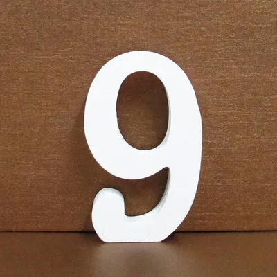 White Wooden Alphabet Letter for Personalized DIY Art and Home Decor, 10cm