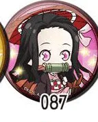 87 1 шт. 58 мм аниме демон убийца: Kimetsu без Yaiba Tanjirou Nezuko милый значок брошь значок - Окраска металла: 87