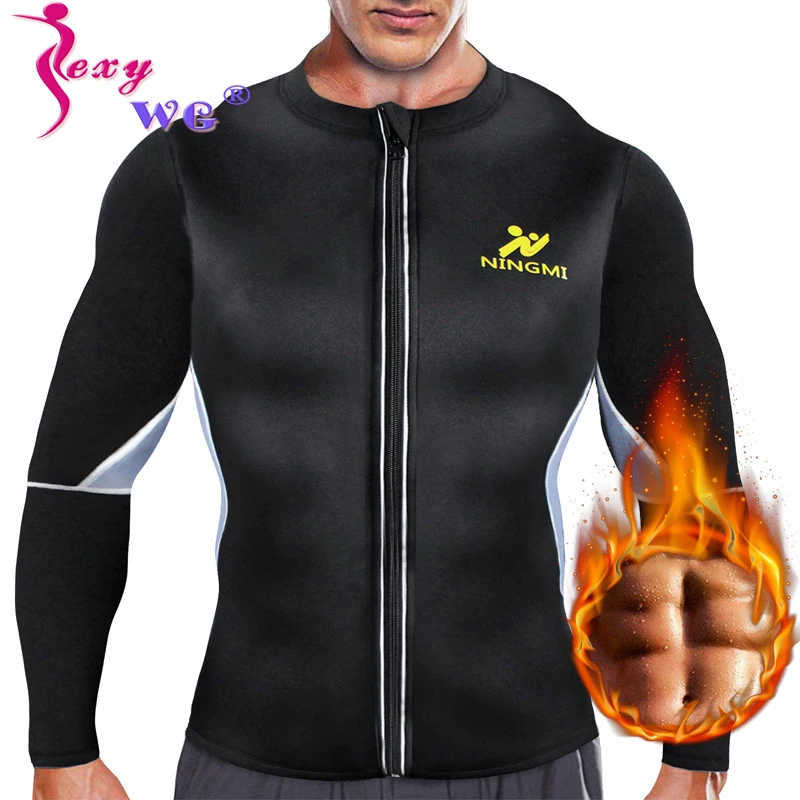 Nano Hertz Sauna Jacke Herren - Schwitzanzug Zum Abnehmen Fitness
