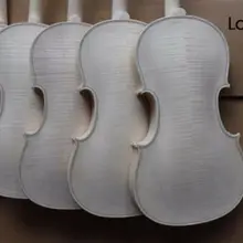 5 шт. 4/4 корпус Скрипки ручной работы хорошее пламя клен задняя русская ель Топ