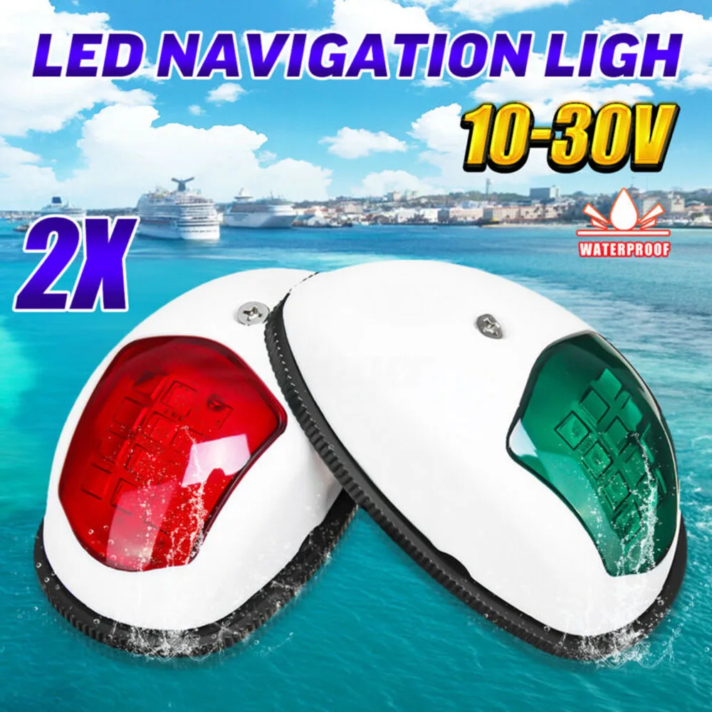 

2pcs 8LED Side Marker Signal Navigation Light Truck Car Boat Tractor Lamp