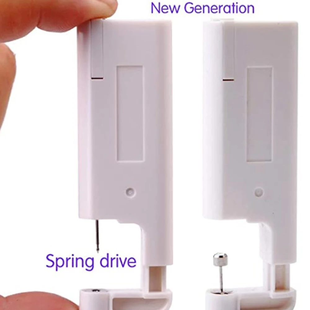 2PCS Ear Nail Gun Disposable Aseptic Household Ear Piercing Gun Portable Ear Piercing Gun Group Sterilized Ear Piercing Unit