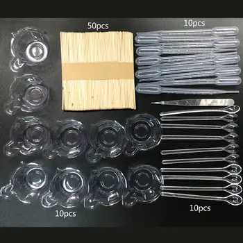 

Epoxy Resin Tools Kit Divided Plastic Cups Tweezer Wooden Stirring Sticks Spoon