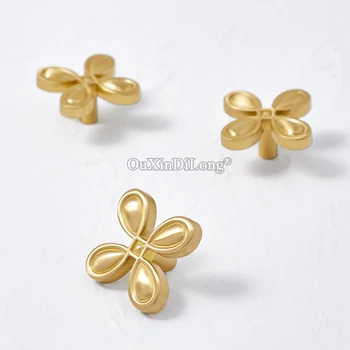 

Flower Design 20PCS European Solid Brass Cabinet Door Handles Cupboard Wardrobe Drawer Kitchen Wine Cabinet Pulls Handles&Knobs