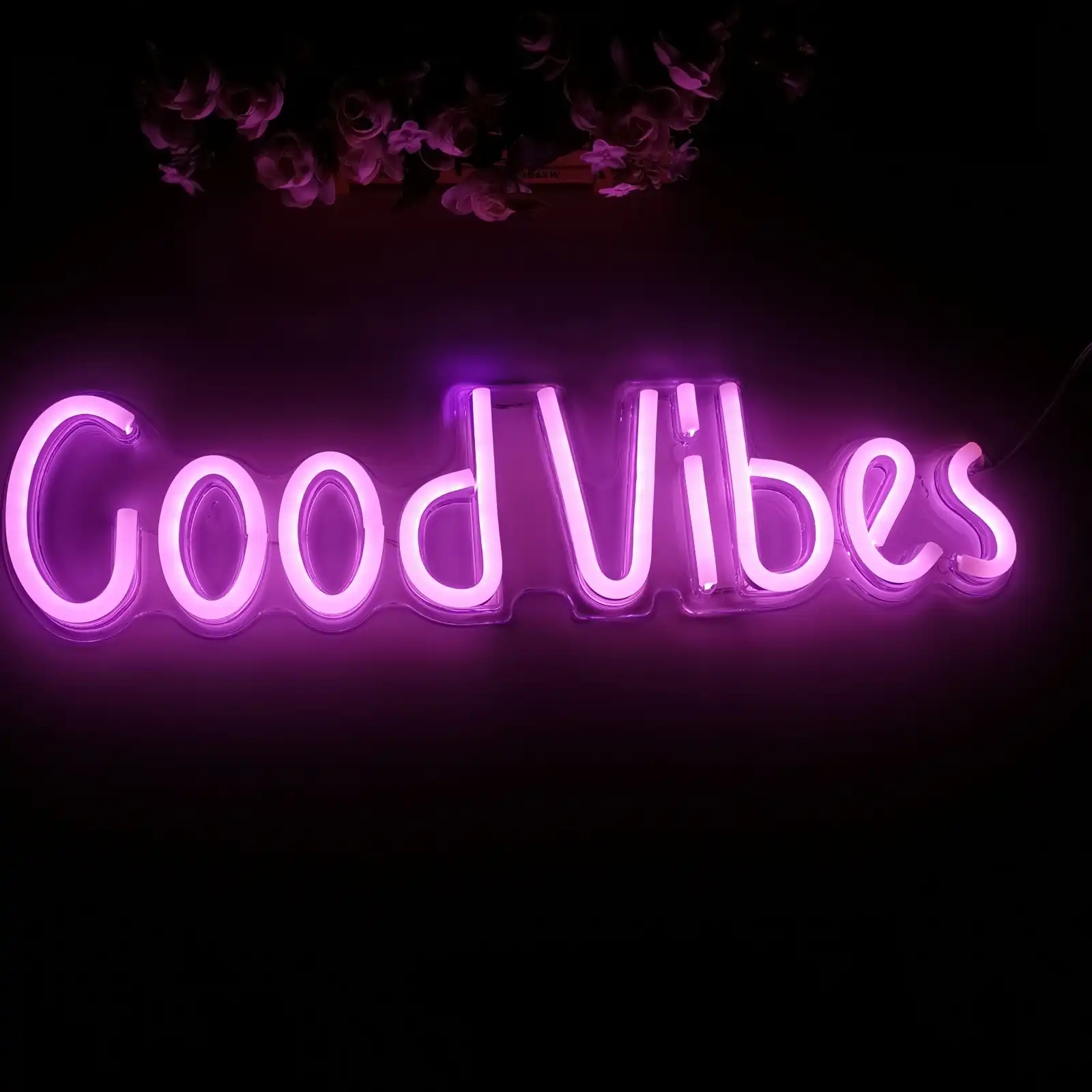pics Neon Lights Aesthetic Purple Bedroom neon sign for good vibes only neon bulb