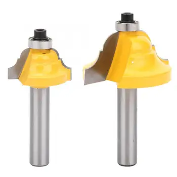

8mm Shank Double Roman Ogee Router Bit Woodworking Milling Cutter cnc end mill 25.4mm / 38.1mm