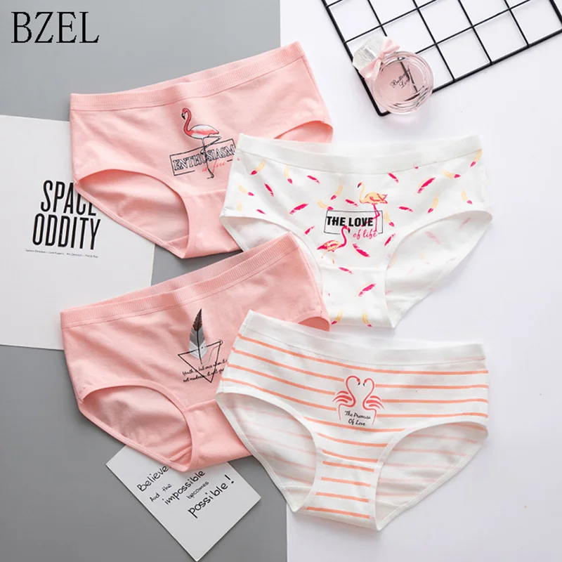 BZEL 3 шт./лот модные трусики женские хлопковые нижнее белье повседневные для