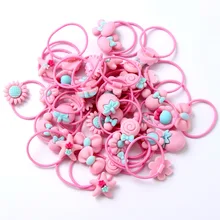 Южнокорейская повязка для волос для маленьких девочек; повязка на голову; маленькая резиновая лента; головной убор; детская лента для волос; аксессуары для волос для завязывания волос