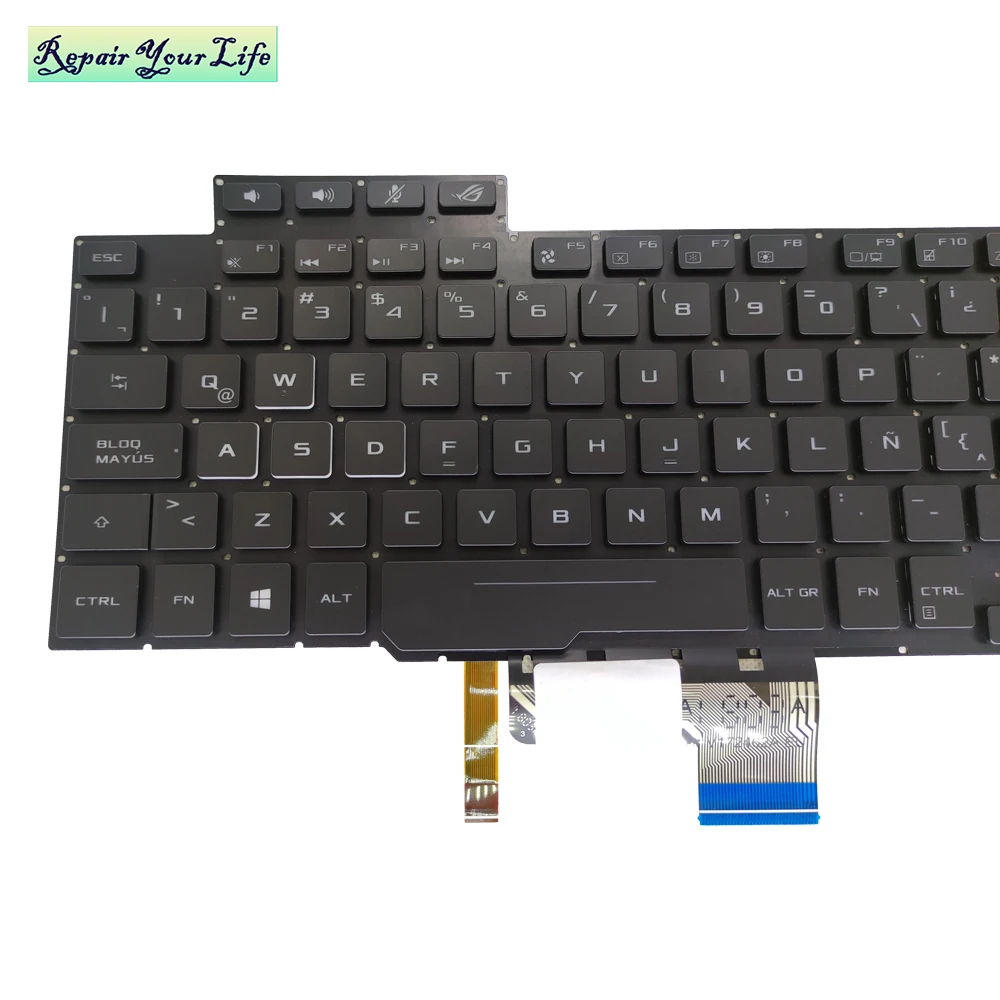Substituição Teclados para Asus Rog Gm501 gm Gm501gm Gm501gs Backlight Teclado la Layout Latino Preto Notebook kb Original Novo - Imagem 4