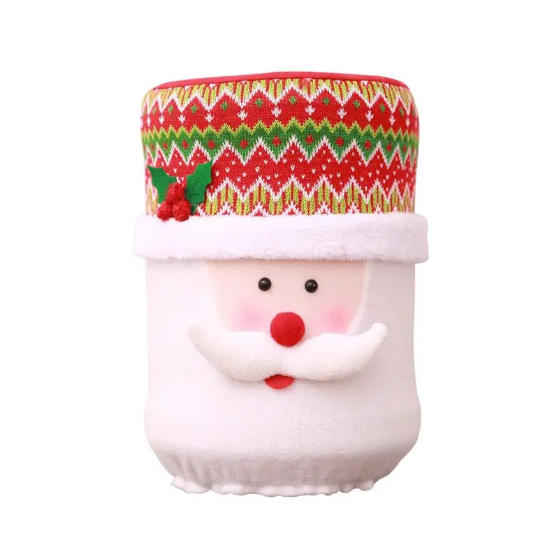 Контейнер в рождественском стиле бутылка пылезащитный чехол диспенсер для воды очиститель ведра Рождественский Декор M0XD - Цвет: Santa Claus