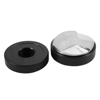 

Espresso 58Mm Coffee Distributor Leveler Tool Macaron Coffee Tamper With Three Angled Slopes-Black