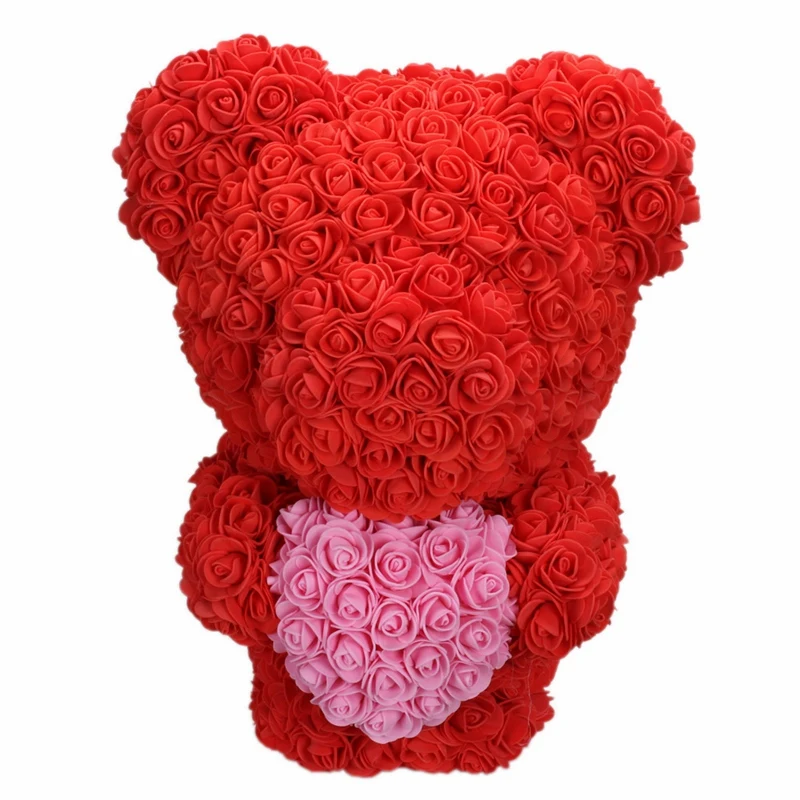 2020 Rose Bear Valentine S Day Gift Red Rose Teddy Bear Flower