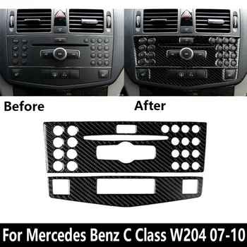 

Console CD Panel Sticker Auto For Mercedes-Benz C-Class W204 2007-2010